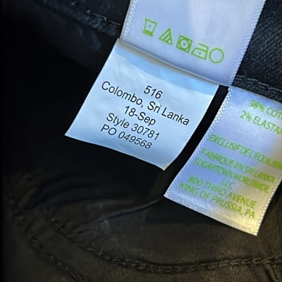 🌸 Lilly Pulitzer South Ocean Skinny Crop Stretch Jeans Size 2 - Picture 8 of 11